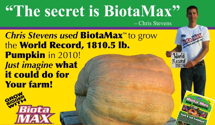 The secret is BiotaMax - Chris Stevens 세계 기록
